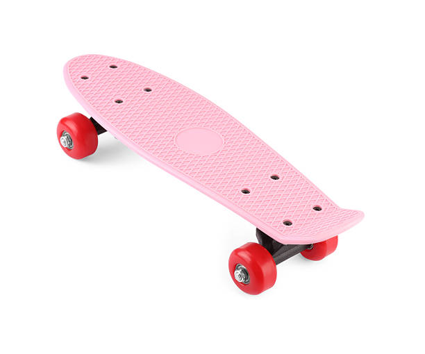 istock Pink skateboard isolated on white. Sports equipment 2249766366