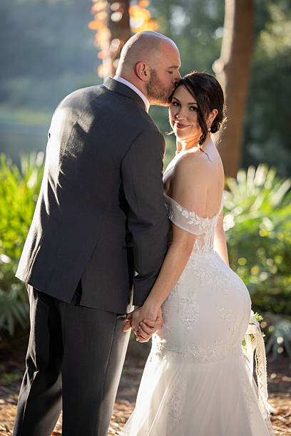 istock Romantic Outdoor Wedding Portrait 2249776751