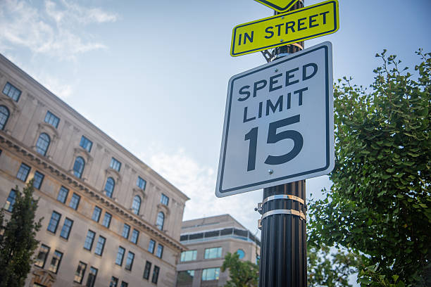 istock Speed Limit 15 sign in downtown Washington DC 2249777039