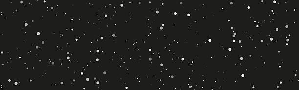 istock Falling snow background with white and gray snowflakes on black for winter and Christmas designs 2249779482