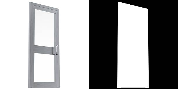 istock Storefront glass swing door 2249782161