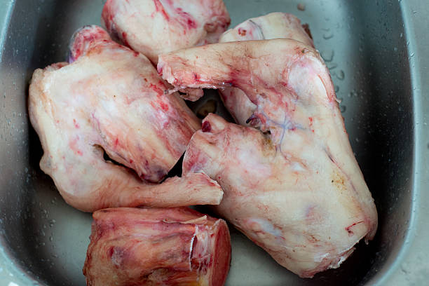 istock cow's legs, making jellied meat, shanks, and beef bones 2249782399