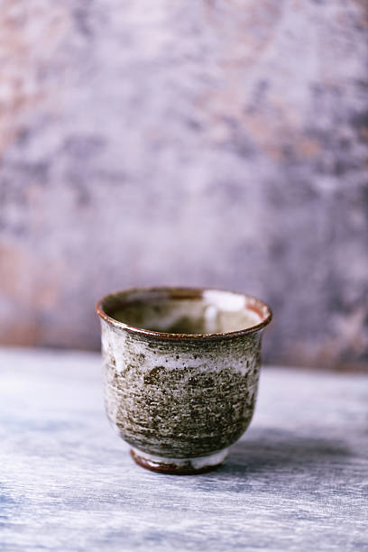 istock Traditional japanese ceramic on rustic wooden background. Soft focus. Copy space. 2249788752
