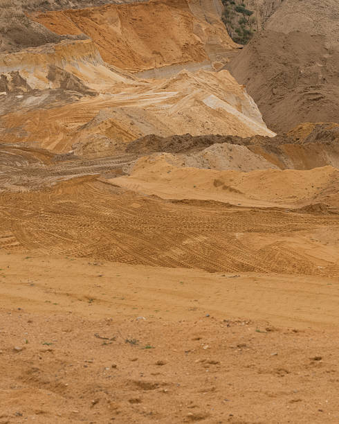 istock Large sand pits in operation in West Germany 2249796339