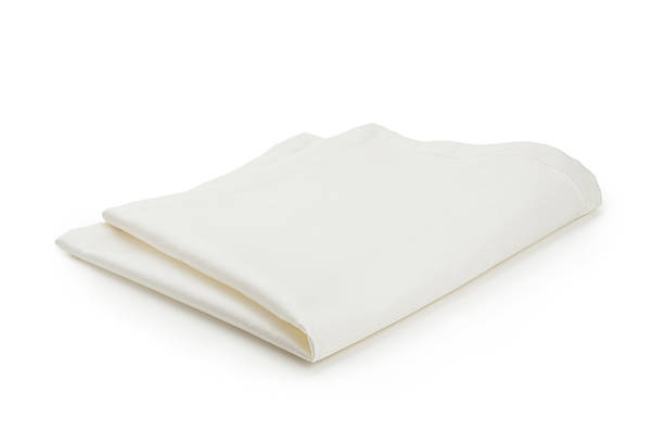 istock White cloth napkin for serving isolated on white background 2249797001