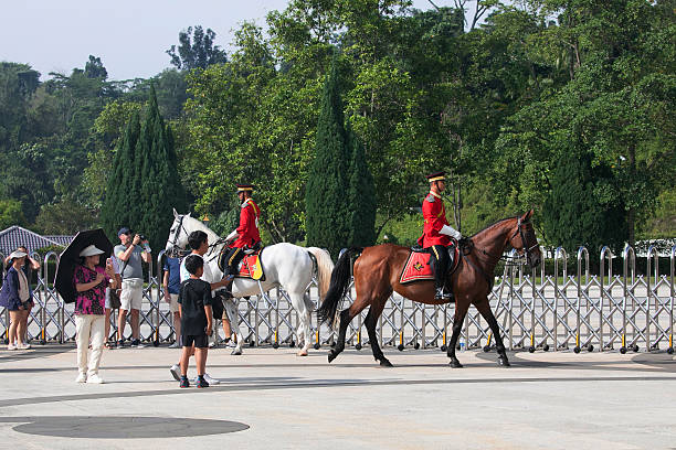 Ankara, Türkiye - October 29, 2008 : On October 29th, Republic Day, Ottoman-era Turkish soldiers in a horse parade