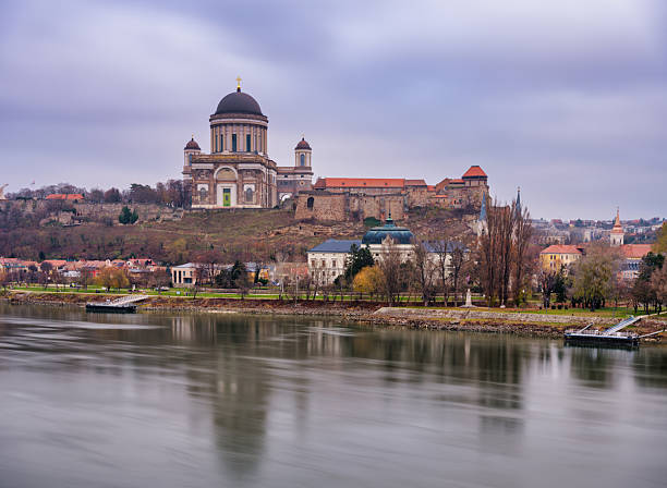 istock Long exposure close-up of Esztergom Basilica reflection on Danube, Hungary 2249811064