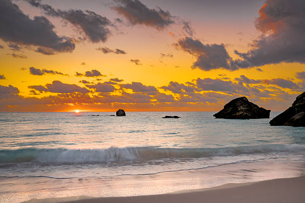 istock Horseshoe Bay Beach Bermuda Sunrise with Gently Breaking Waves 2249812674