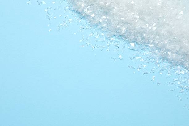 istock Top view of white snow, copy space composition 2249813217