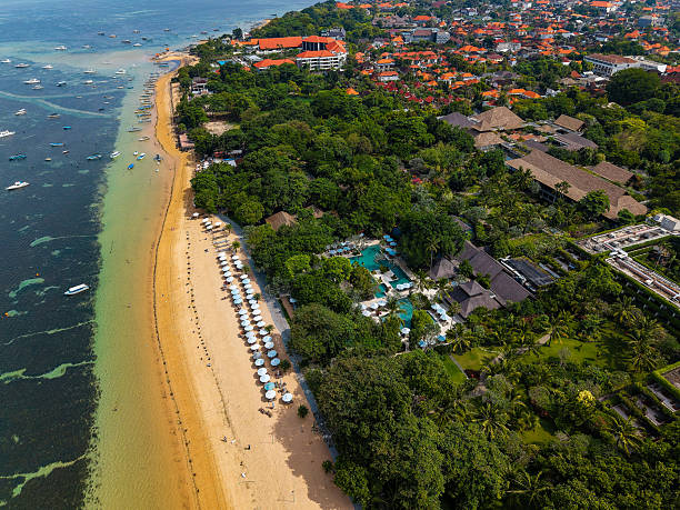 istock Tropical Resort and Beach in Sanur, Indonesia 2249828116