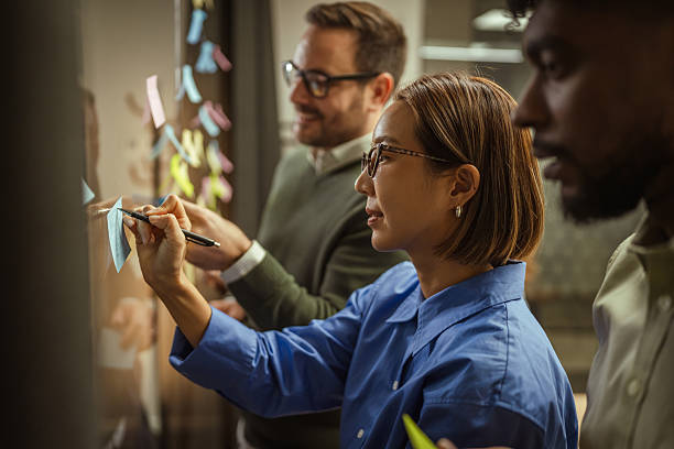 istock Diverse business team collaborating during a brainstorming meeting 2249854103