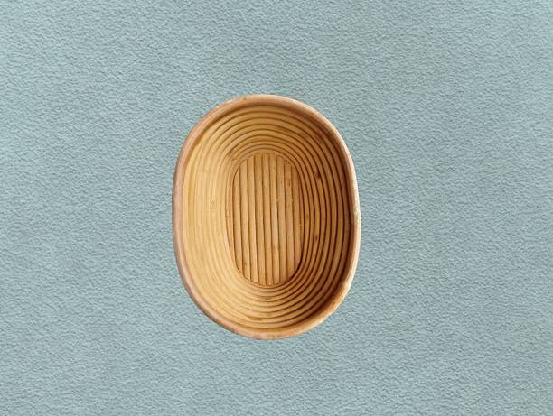 istock Brown rattan woven bowl 2249862823
