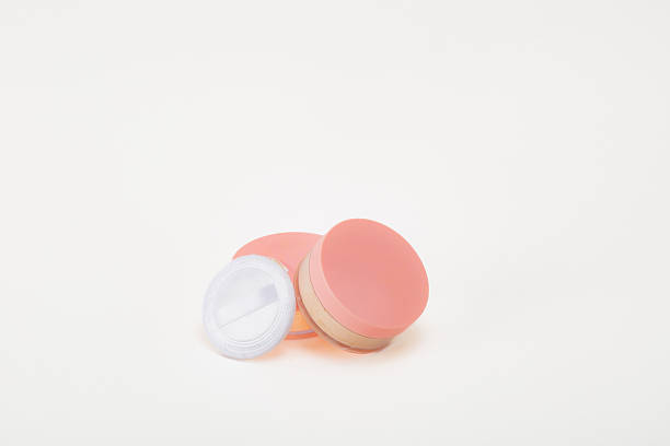 pink blush on cup in background
