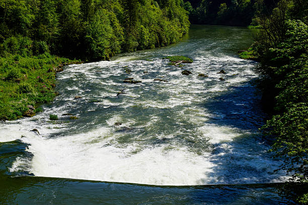 Along the Doubs river in eastern France. The Doubs is a 453-kilometre river in far eastern France which strays into western Switzerland.