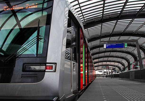 Metro Platform Amsterdam Noord Netherlands