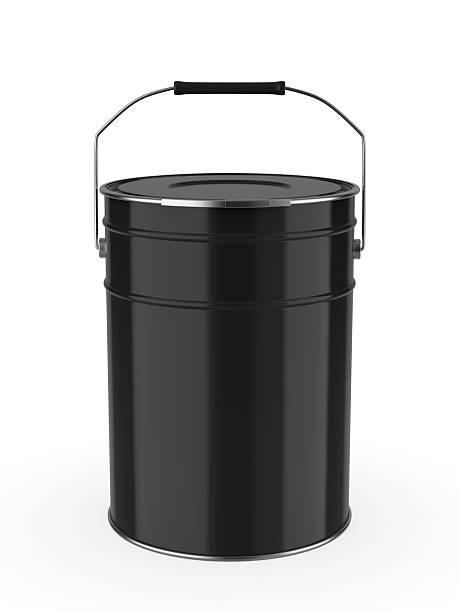 istock Blank Paint Bucket Mockup for Branding and Label Design Empty Paint Can Mockup Template. 2249875881