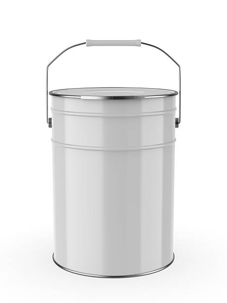 istock Blank Paint Bucket Mockup for Branding and Label Design Empty Paint Can Mockup Template. 2249875893