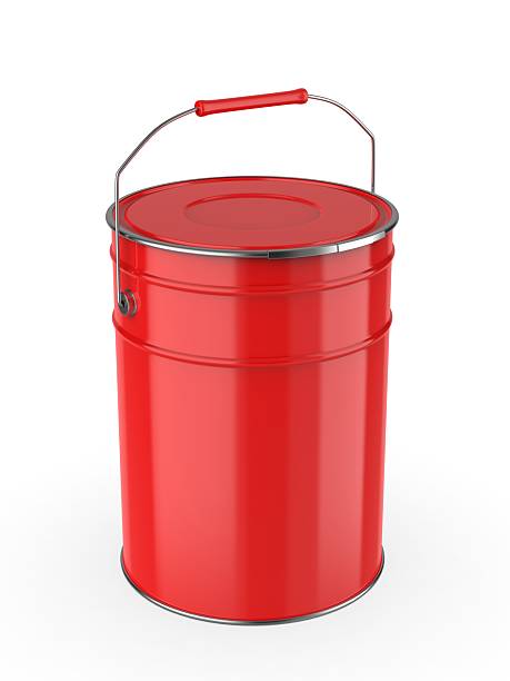 istock Blank Paint Bucket Mockup for Branding and Label Design Empty Paint Can Mockup Template. 2249875894