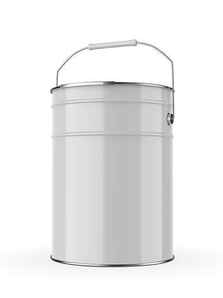 istock Blank Paint Bucket Mockup for Branding and Label Design Empty Paint Can Mockup Template. 2249875895