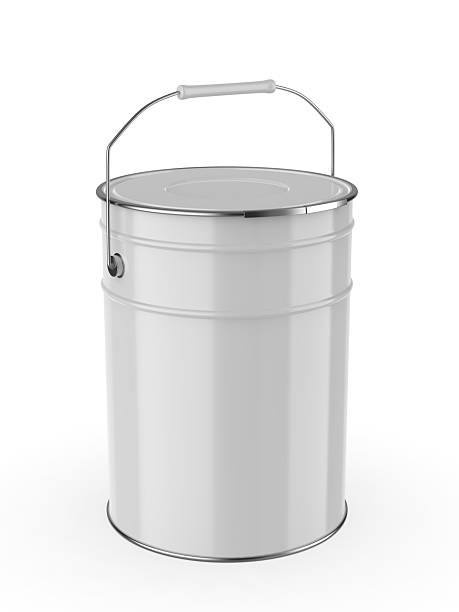 istock Blank Paint Bucket Mockup for Branding and Label Design Empty Paint Can Mockup Template. 2249875896