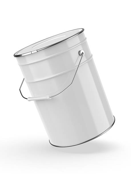 istock Blank Paint Bucket Mockup for Branding and Label Design Empty Paint Can Mockup Template. 2249875913