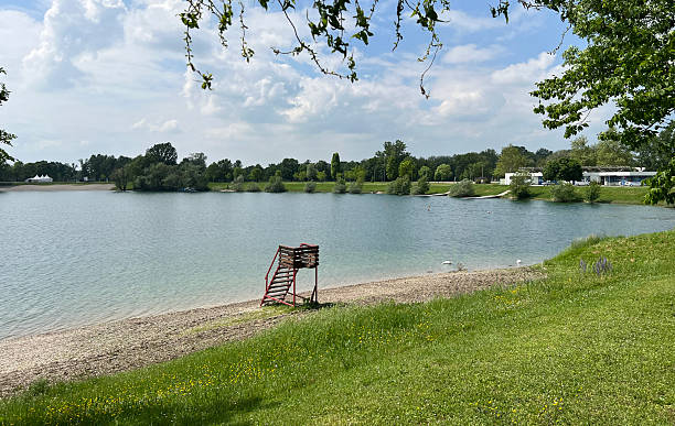 istock Zagreb's beach lake Jarun or bathing place Jarun lake (Zagreb, Croatia) - Zagreber Strandsee Jarun oder Badeort Jarun-See (Zagreb, Kroatien) - Zagrebačko kupalište jezero Jarun (Zagreb, Hrvatska) 2249877058