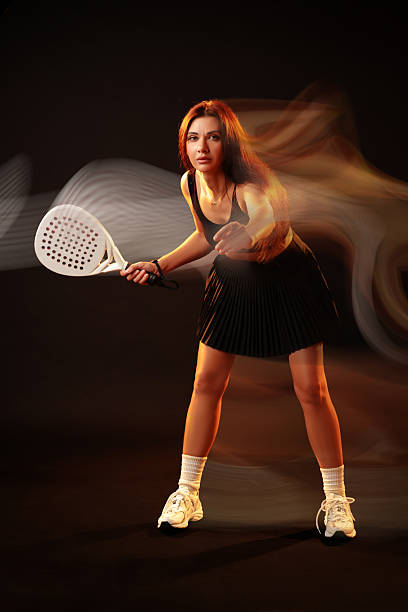 istock Tennis player preparing for a powerful shot in a dynamic setting 2249885682