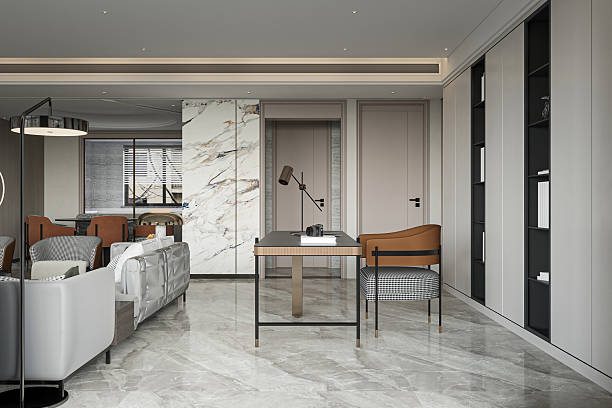 istock Luxury Open Plan Living Room and Dining Room Interior 2249891060