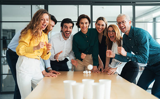 istock Business team Taking a Break with games 2249902902