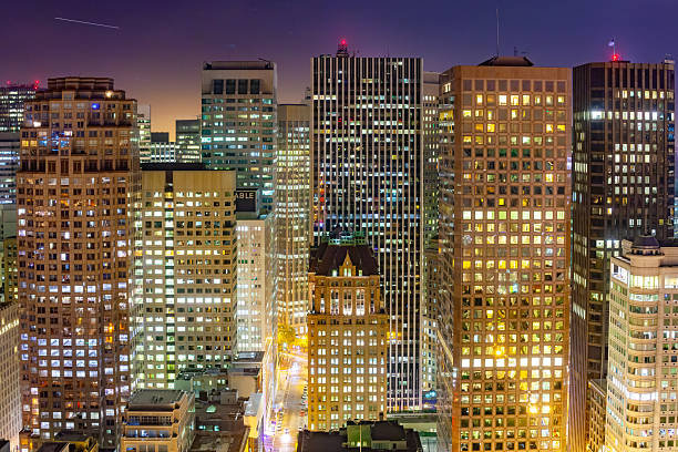 istock aerial of San Francisco by night 2249904916