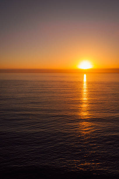 Golden Sunset Over Ocean
