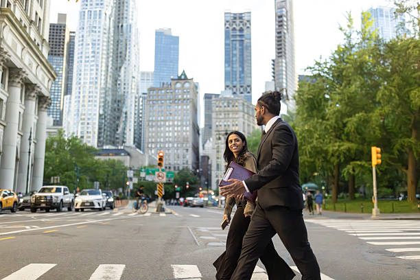 istock Business Professionals Walking in City 2249921308