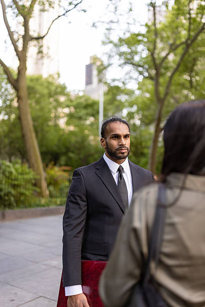 istock Professional Interaction in Urban Park 2249921370