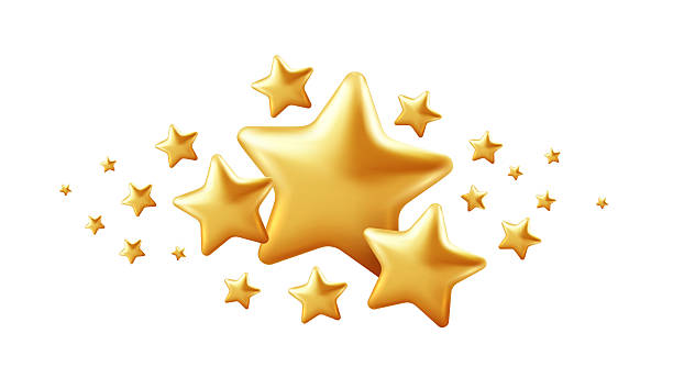 istock Golden Star Cluster Celebration. Shiny Stars and Sparkle, Awards and Joy. Vector Illustration Background. 2249922770