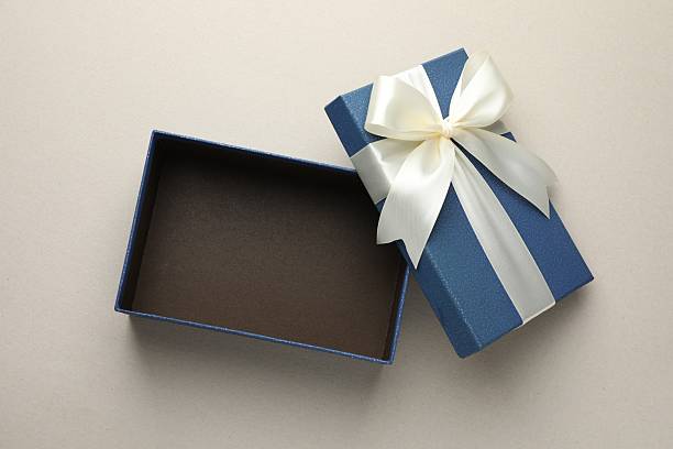 Gift box on white background