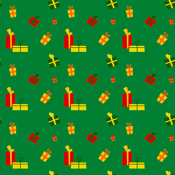 Santa Duck on pile of brown wrapping paper
