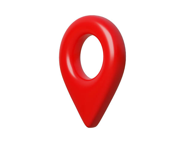 istock Glossy 3d Red Map Pin and Location pin 2249934076