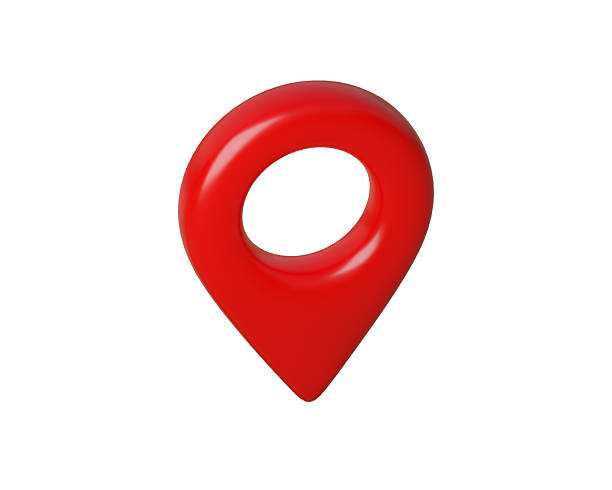 istock Glossy 3d Red Map Pin and Location pin 2249934079