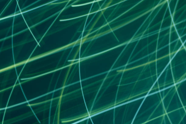 A refreshing wave of emerald green light.