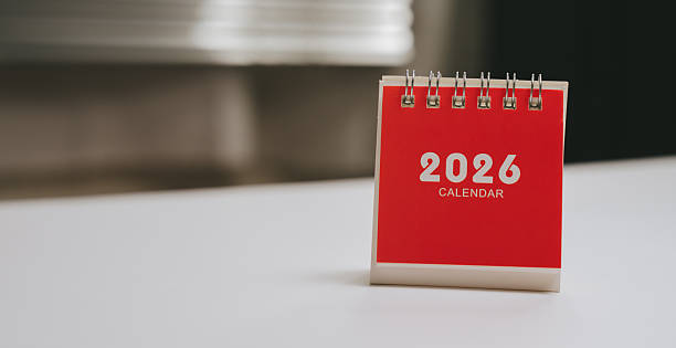 istock 2026 calendar red white desk spiral planner organization office planning concept 2249939976