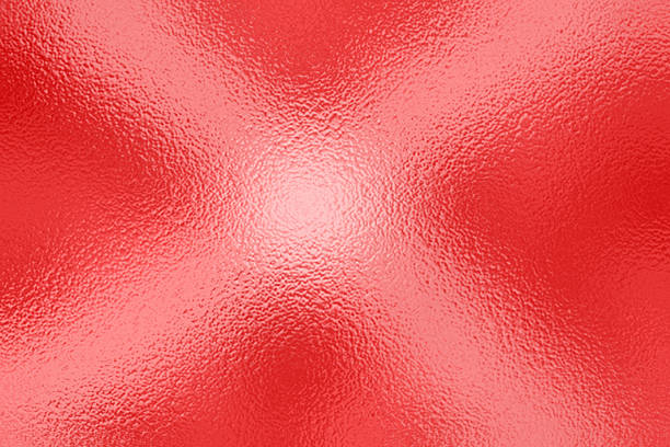 istock Red frosted foil texture glass effect background. 2249942224