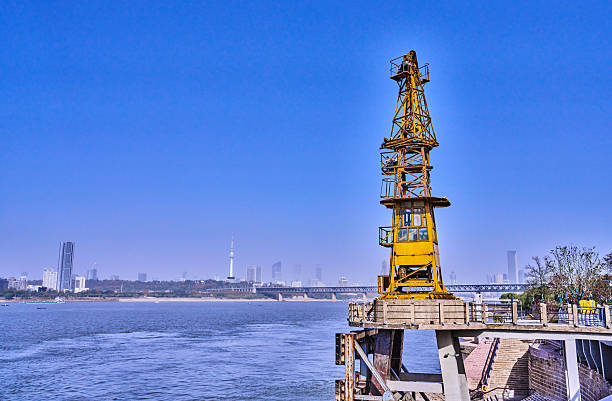 The old yellow crane