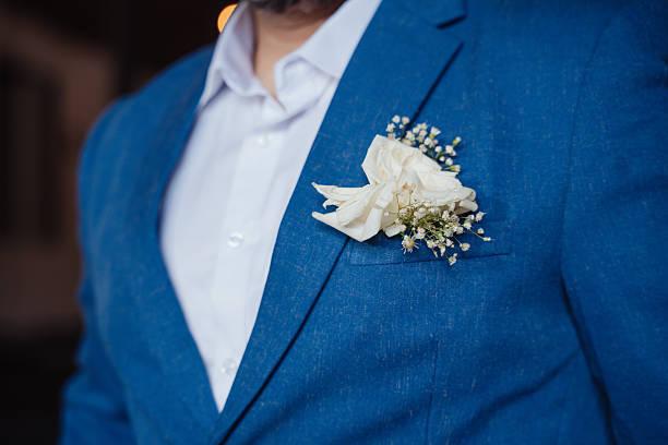 istock FLOWER ON THE GROOM'S SUIT 2249947234