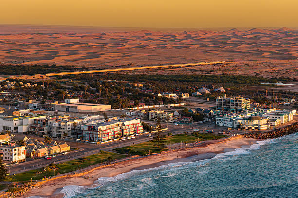istock Swakopmund Coastline at Sunset Hour, Namibia, Africa 2249948030
