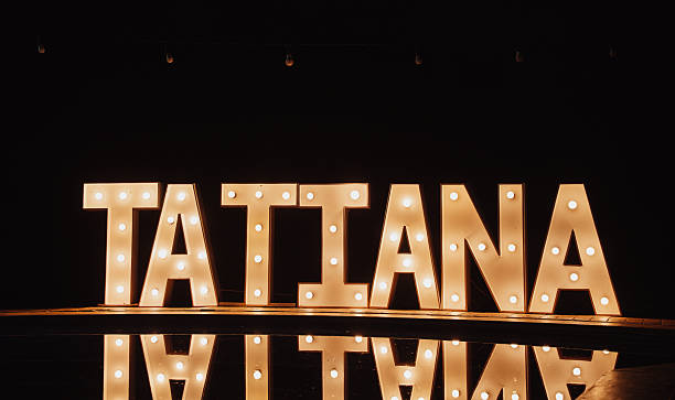 istock Neon sign with the name Tatiana 2249952014