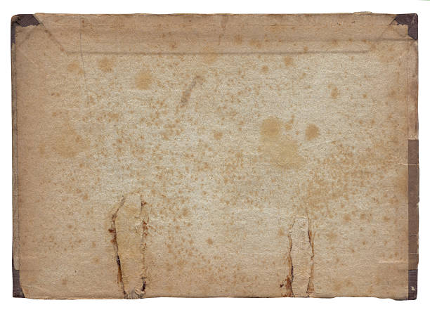 istock Vintage background of old ancient torn paper texture isolated 2249954133