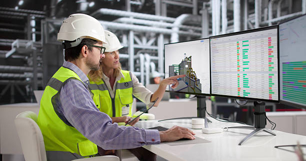 istock Female Engineer Operates Gas Turbine 2249959113
