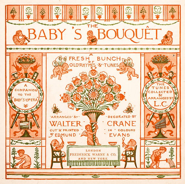 istock 19th century nursery rhyme illustration: The Baby's Bouquet 2249961324