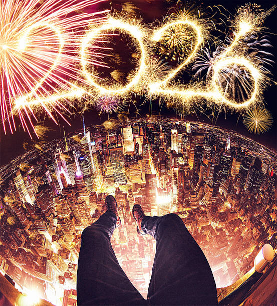 new year 2026 concept image in new york city