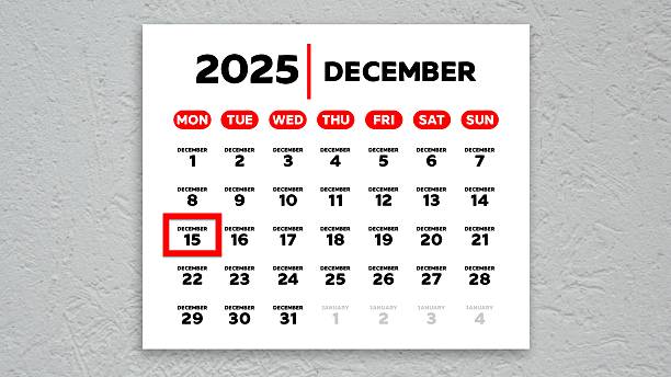 istock The date December 15th marked with a red cursor on the wall calendar 2025 2249973285